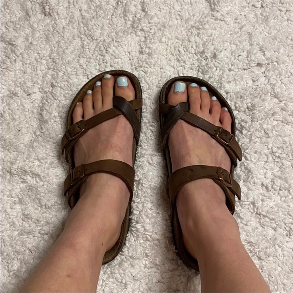 Birkenstock Mayari Oiled Leather Habana